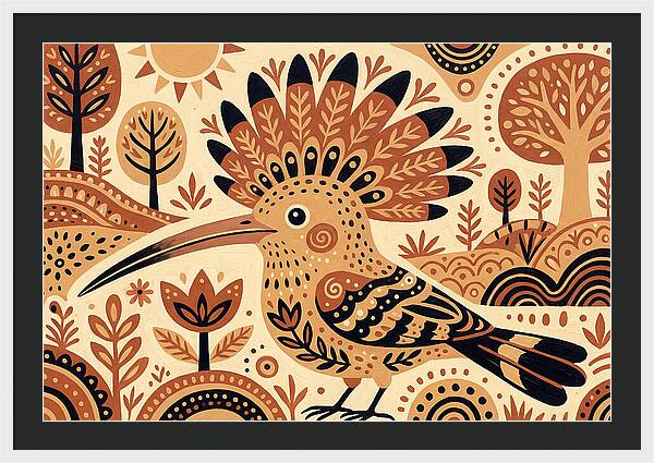 Hoopoe Folk Art