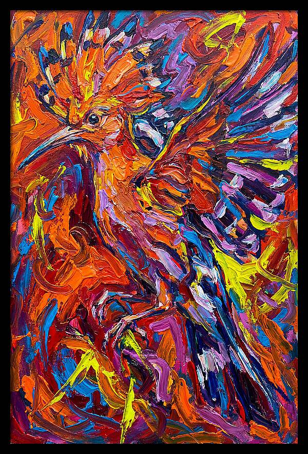Hoopoe In Vibrant Flight