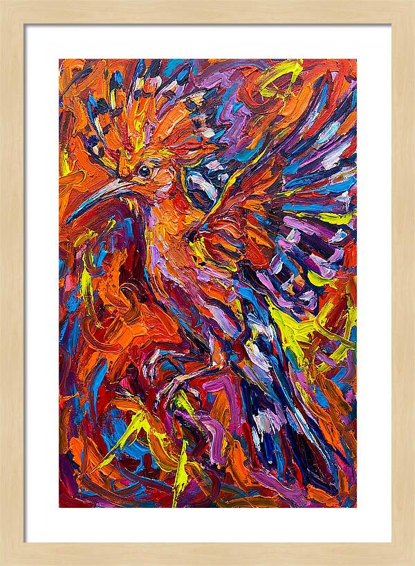 Hoopoe In Vibrant Flight