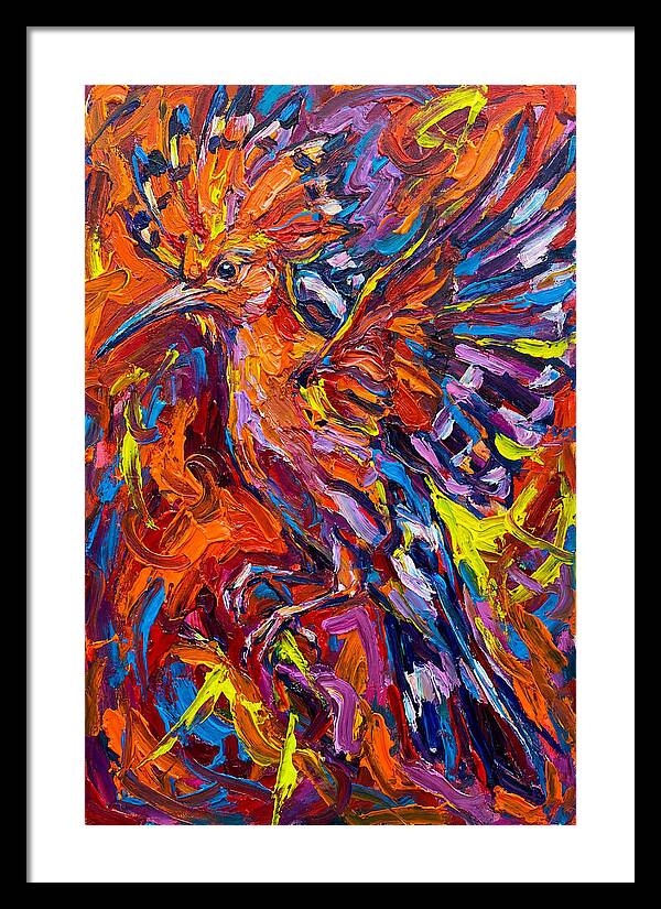 Hoopoe In Vibrant Flight