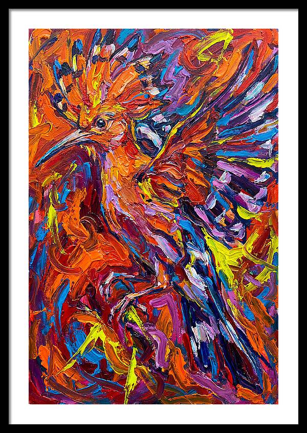 Hoopoe In Vibrant Flight