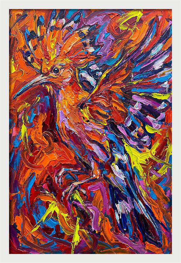 Hoopoe In Vibrant Flight
