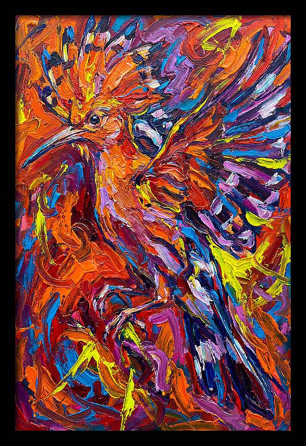 Hoopoe In Vibrant Flight
