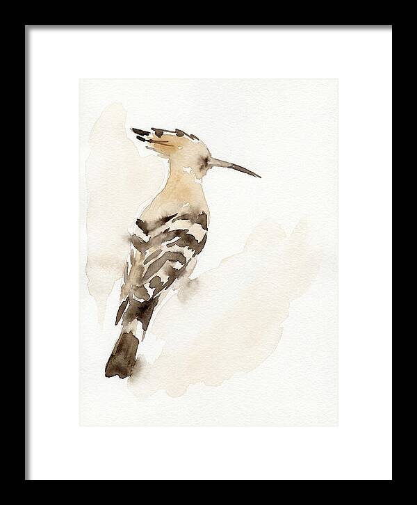 Hoopoe In Watercolor Style