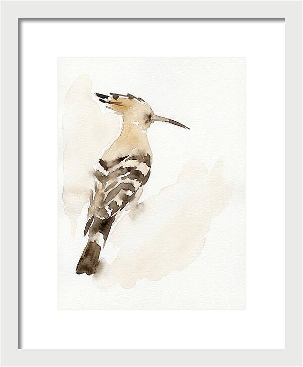 Hoopoe In Watercolor Style
