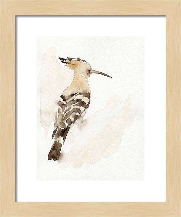 Hoopoe In Watercolor Style