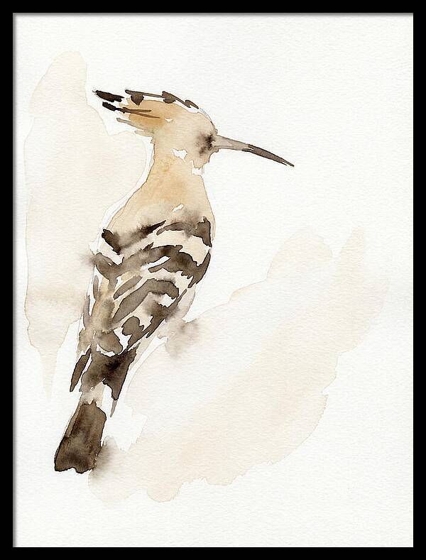 Hoopoe In Watercolor Style