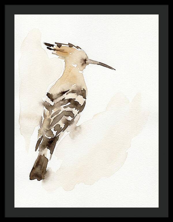 Hoopoe In Watercolor Style