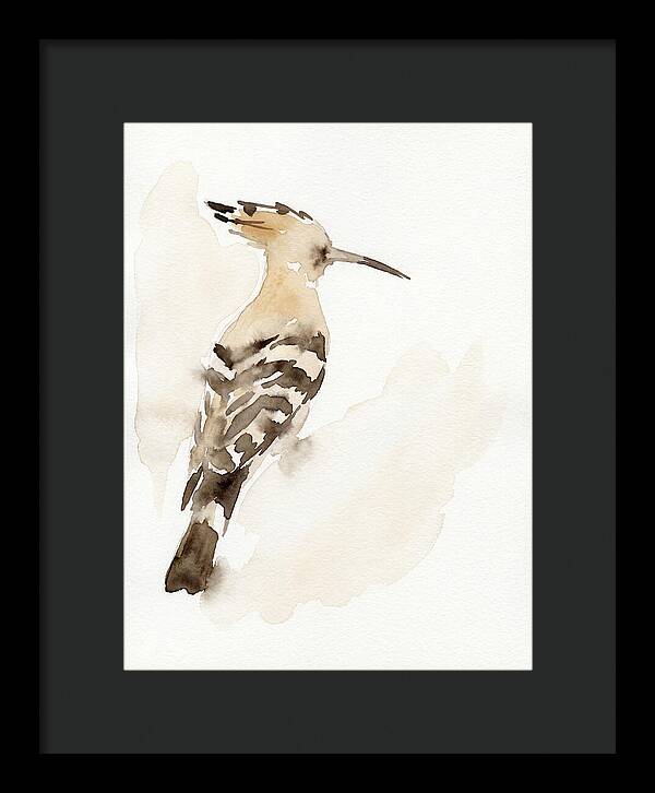 Hoopoe In Watercolor Style