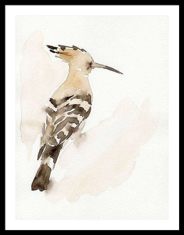 Hoopoe In Watercolor Style
