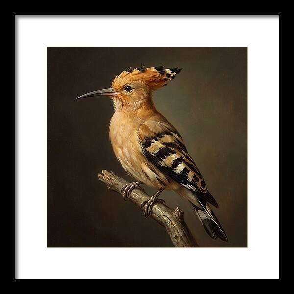 Hoopoe Perched Elegantly