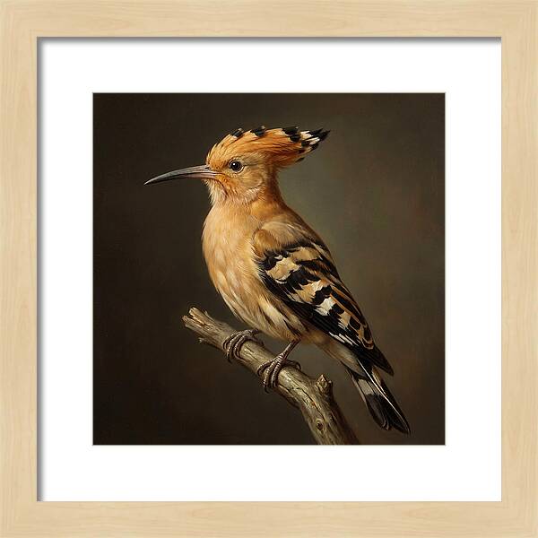 Hoopoe Perched Elegantly