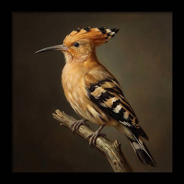 Hoopoe Perched Elegantly