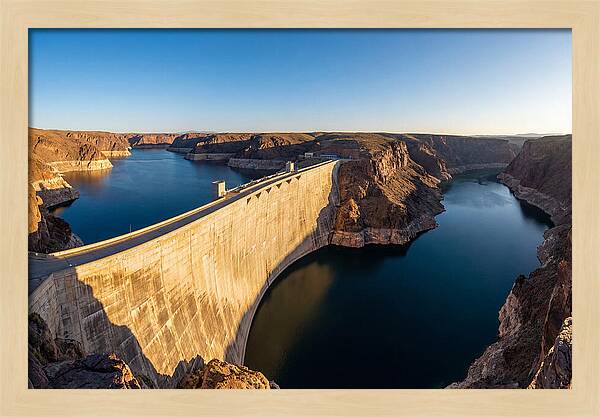 Hoover Dam At Dawn