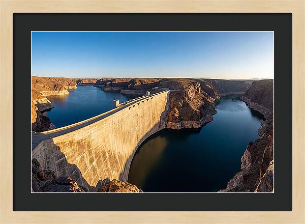 Hoover Dam At Dawn