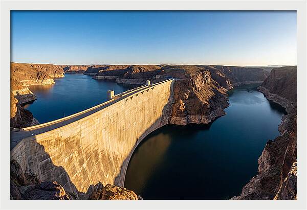 Hoover Dam At Dawn