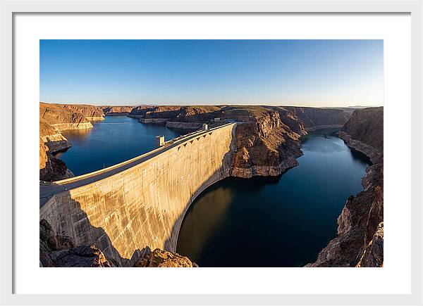 Hoover Dam At Dawn