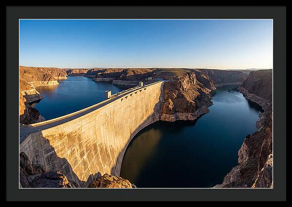 Hoover Dam At Dawn