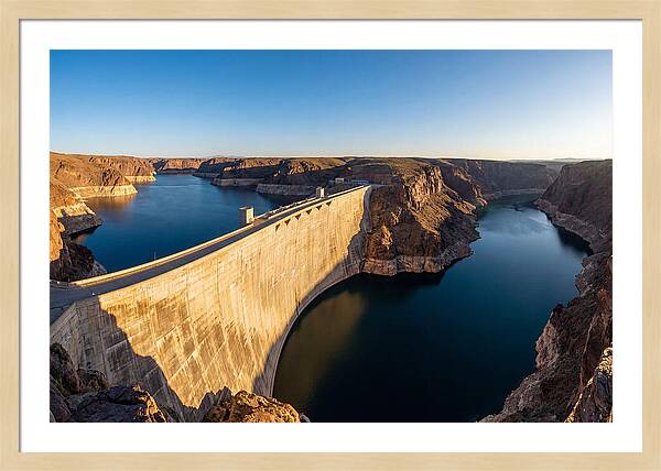Hoover Dam At Dawn