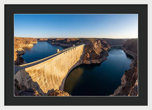 Hoover Dam At Dawn