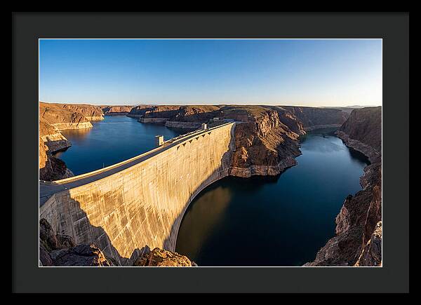 Hoover Dam At Dawn