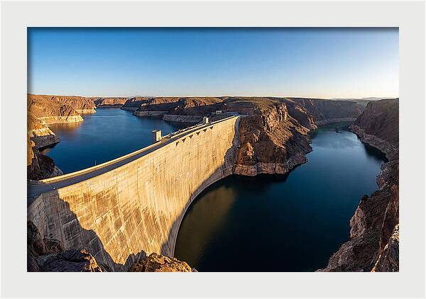 Hoover Dam At Dawn