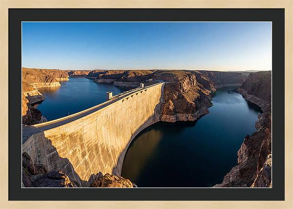 Hoover Dam At Dawn