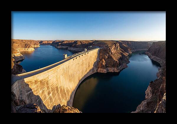 Hoover Dam At Dawn