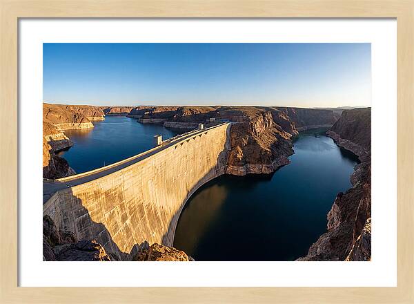 Hoover Dam At Dawn