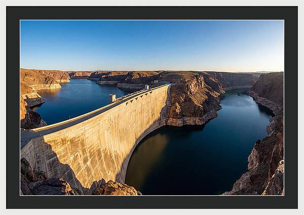 Hoover Dam At Dawn