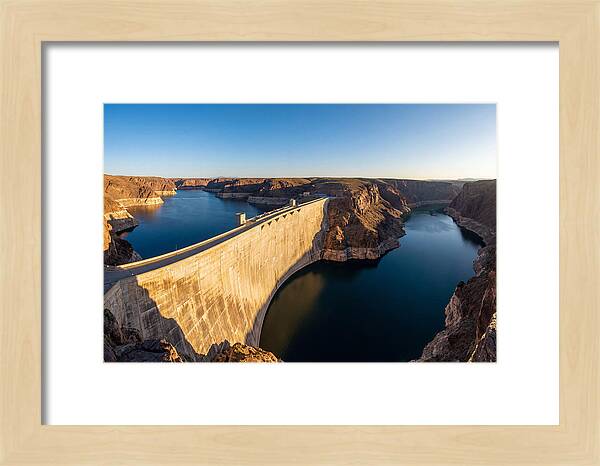 Hoover Dam At Dawn
