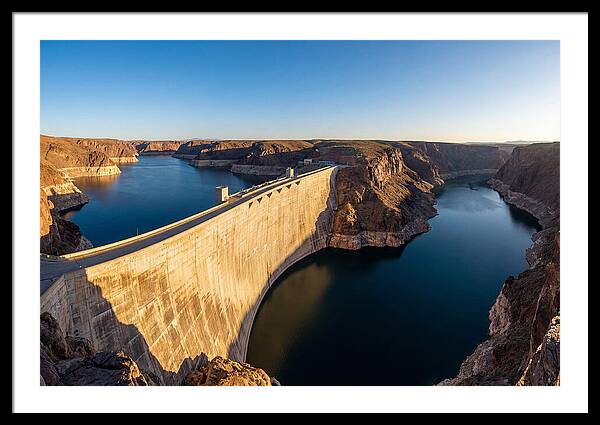 Hoover Dam At Dawn