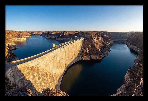 Hoover Dam At Dawn