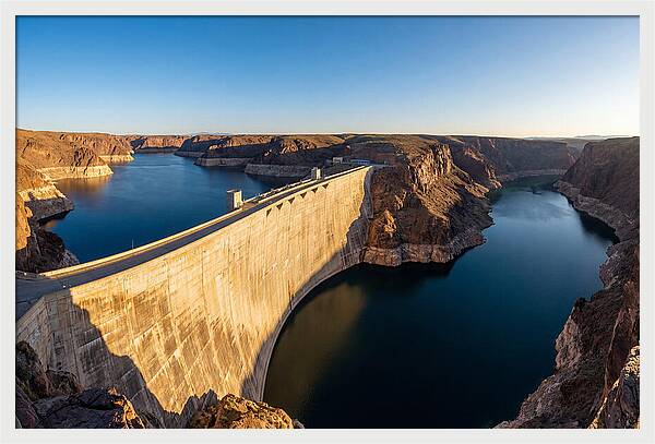 Hoover Dam At Dawn