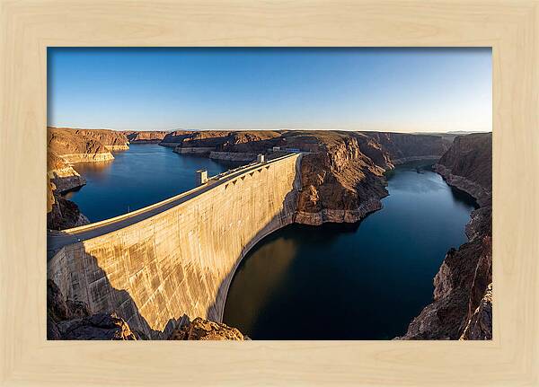 Hoover Dam At Dawn