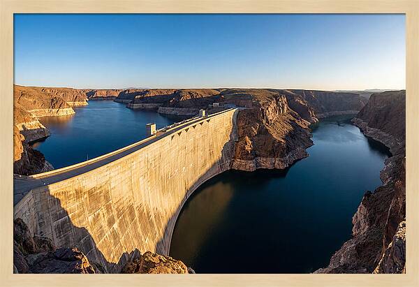 Hoover Dam At Dawn