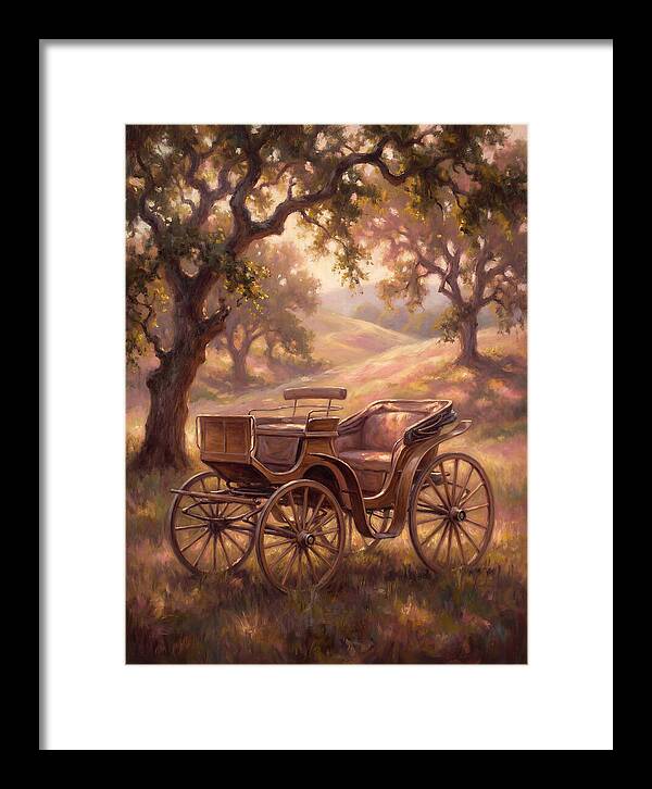 Horse Carriage In Nature