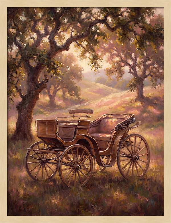 Horse Carriage In Nature