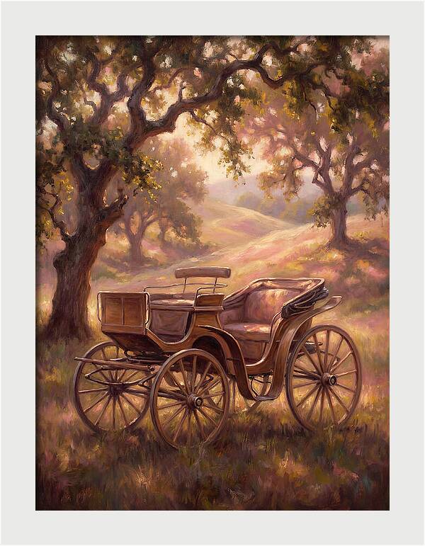Horse Carriage In Nature