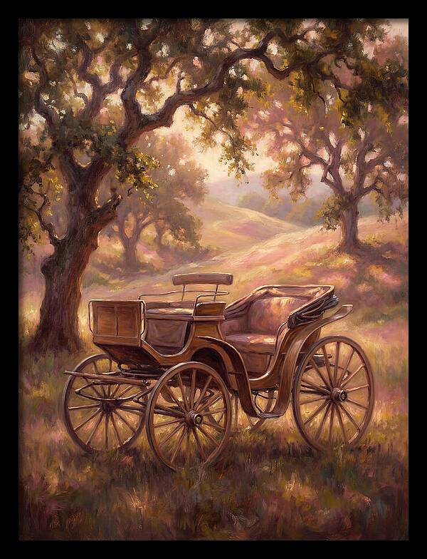 Horse Carriage In Nature