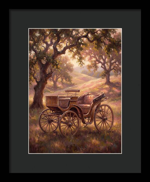 Horse Carriage In Nature