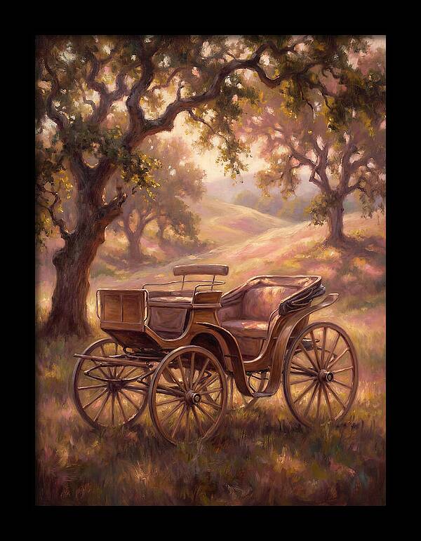 Horse Carriage In Nature