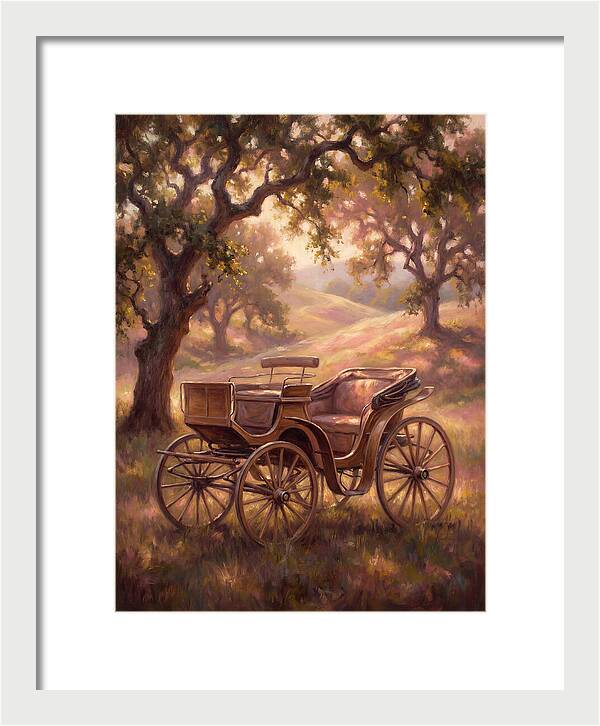 Horse Carriage In Nature