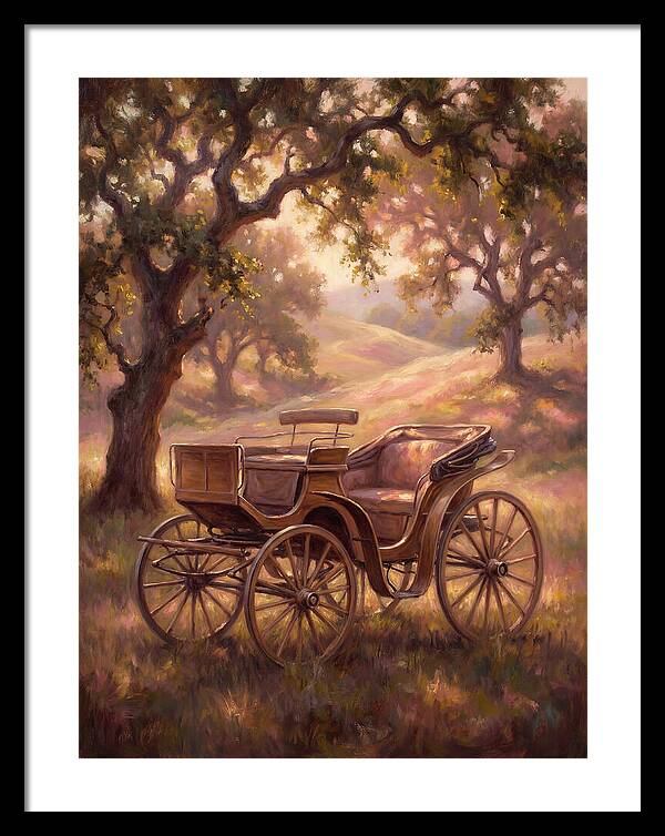 Horse Carriage In Nature