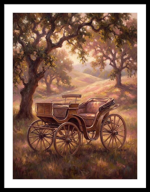 Horse Carriage In Nature