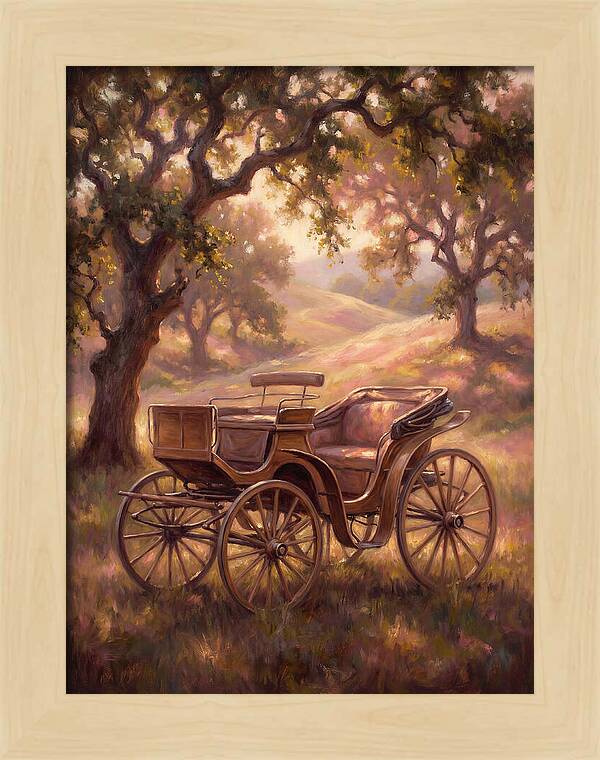 Horse Carriage In Nature