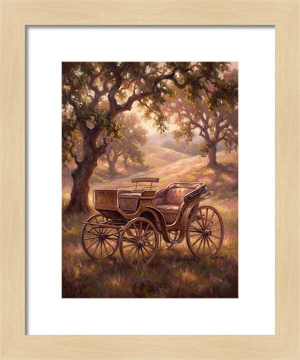 Horse Carriage In Nature