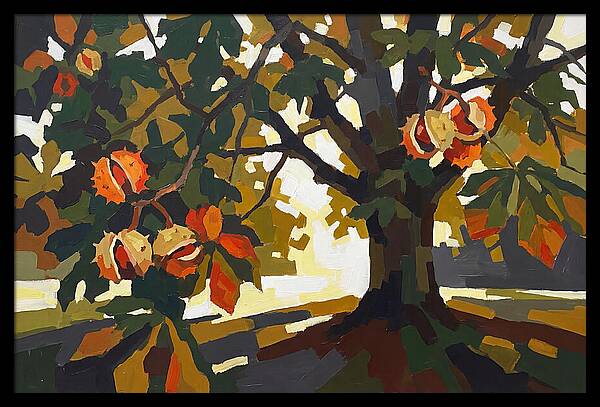 Horse Chestnut Tree With Conkers