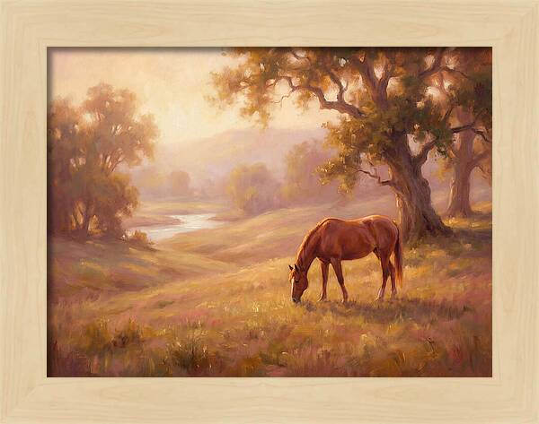 Horse In Tranquil Landscape