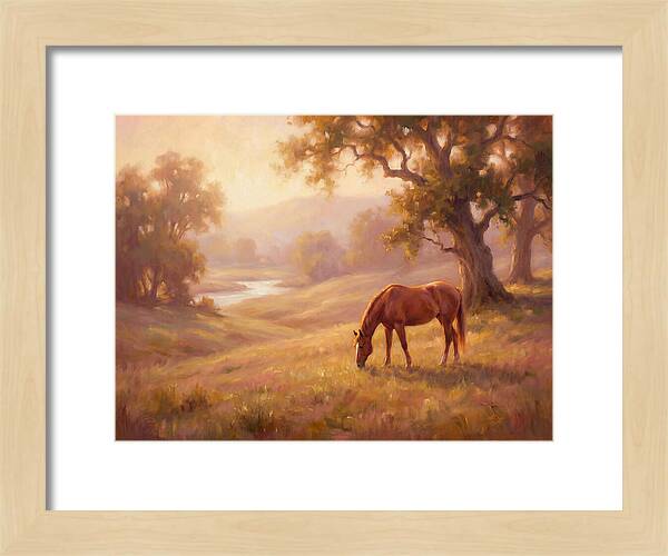 Horse In Tranquil Landscape